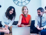 Young Employees During a Business Meeting